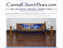 Tablet Screenshot of carvedchurchpews.com